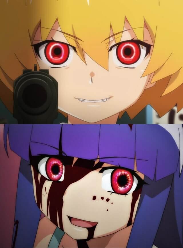 梨花と沙都子の赤眼の秘密 ひぐらしのなく頃に業 考察 羽入とフェザリーヌの謎