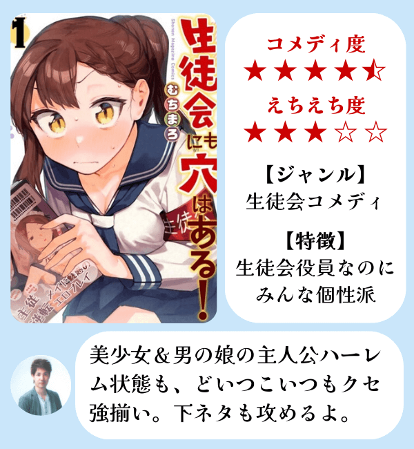 生徒会にも穴はあるの評価