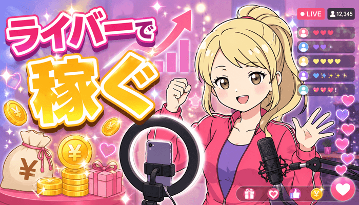 ライバーで稼ぐ