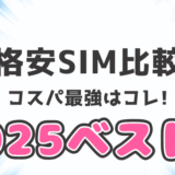 2025格安SIMのサムネ