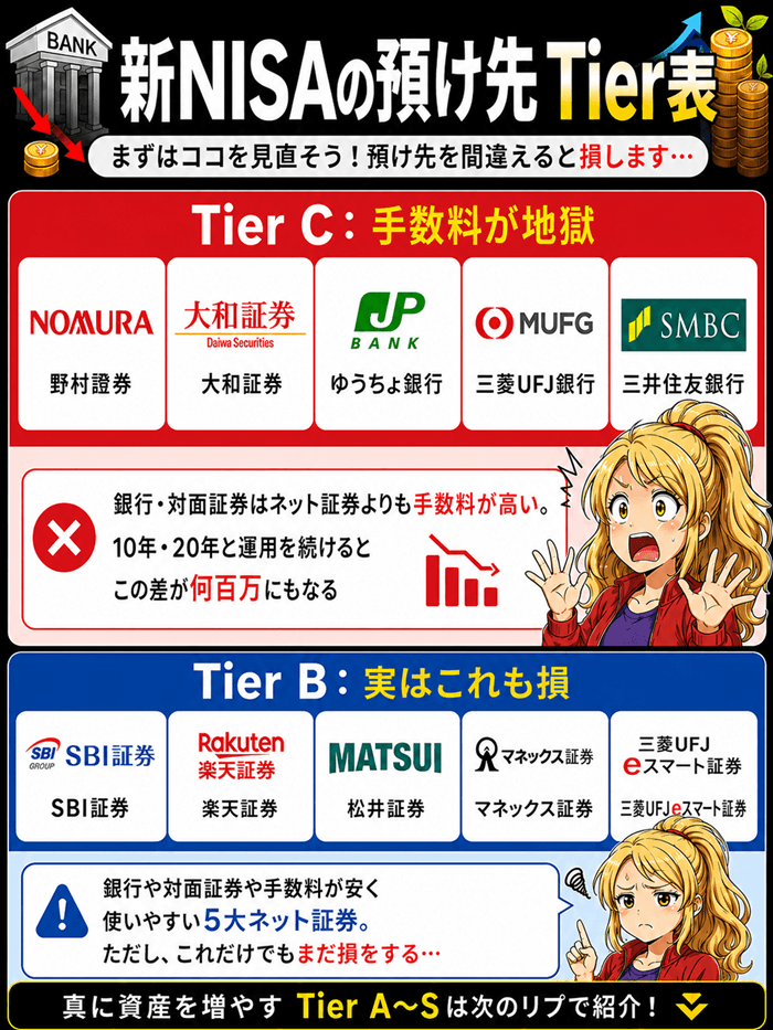 新NISA証券の比較