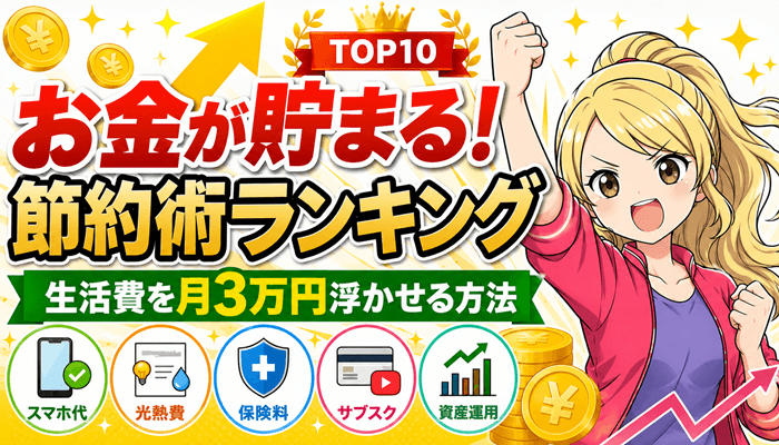節約術ランキングサムネ2