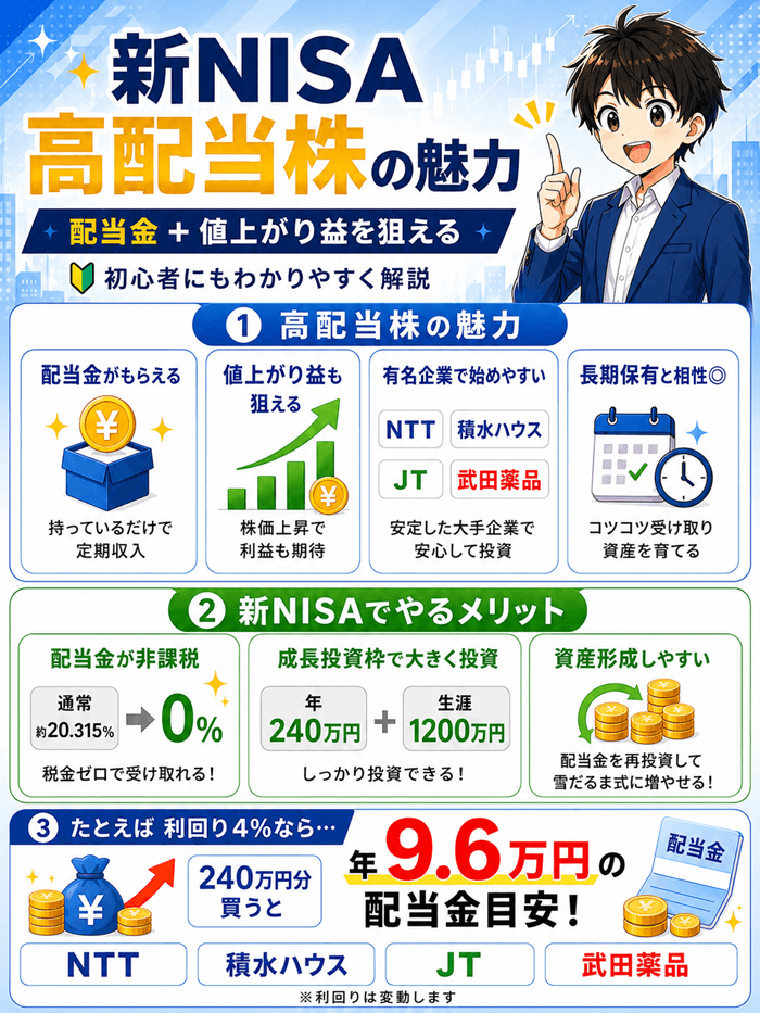 新NISA高配当株の基本