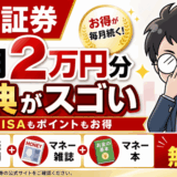 楽天証券の2万円分サムネ