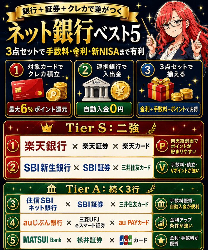 銀行3点セット