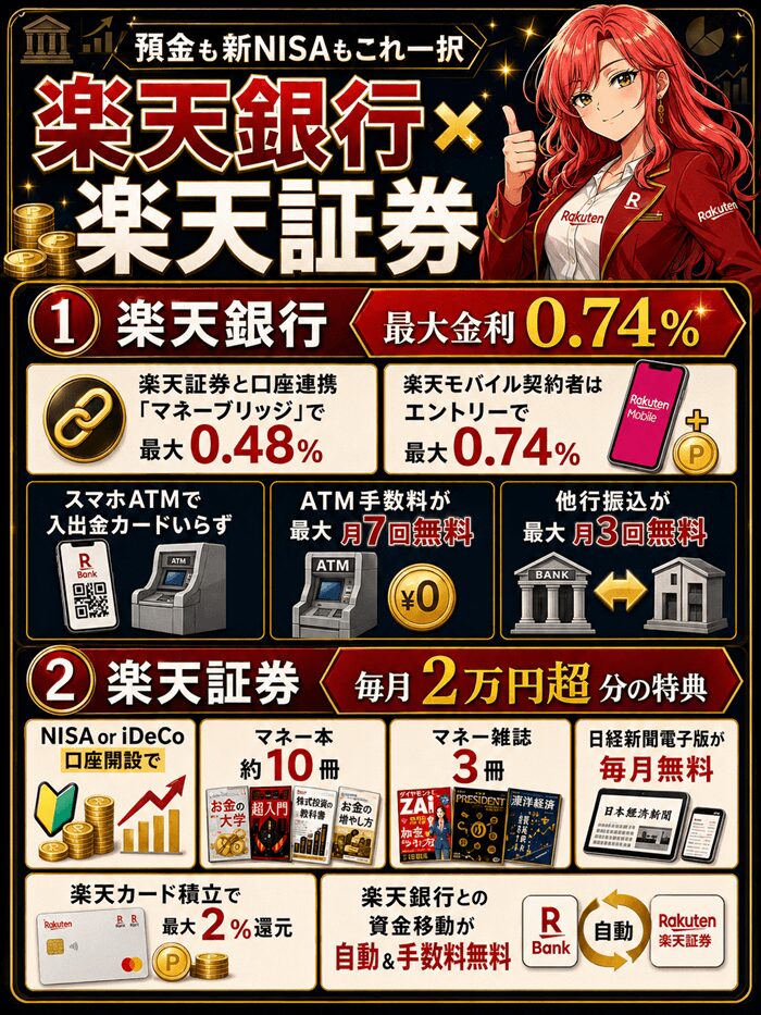 楽天銀行セット