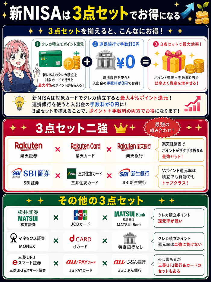 新NISA3点セット