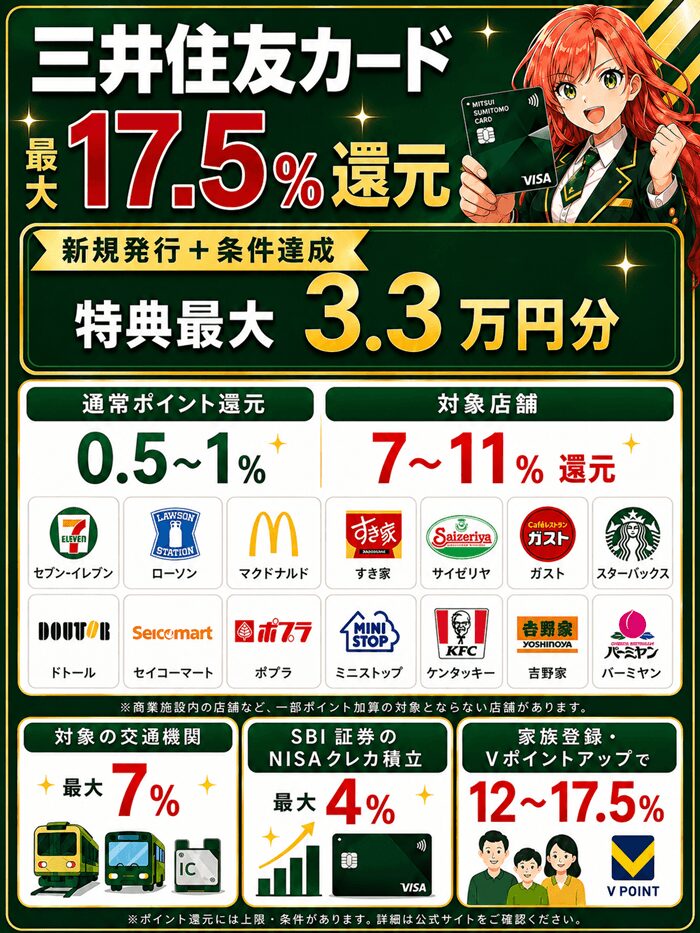 三井住友カード8月