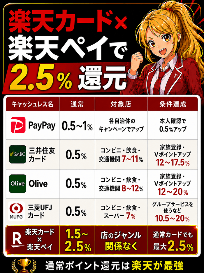 楽天カードと楽天ペイ