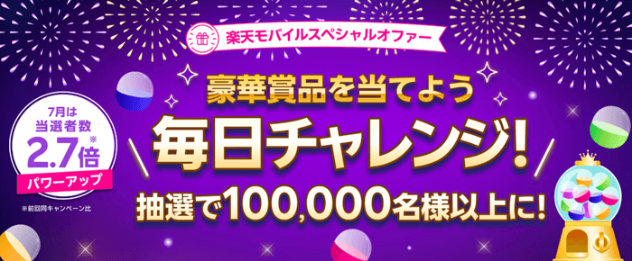 楽天モバイル最強感謝毎日チャレンジ