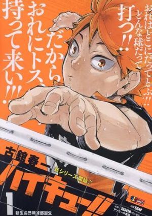 ハイキュー!!(コミック1巻の表紙)