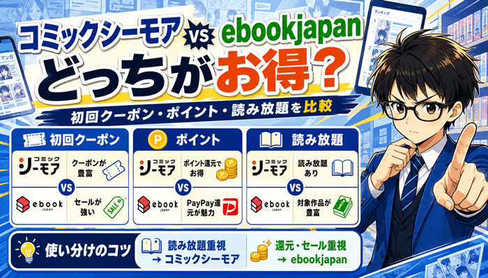 コミックシーモアとebookjapanサムネ