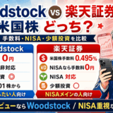 Woodstock(ウッドストック)と楽天証券サムネ