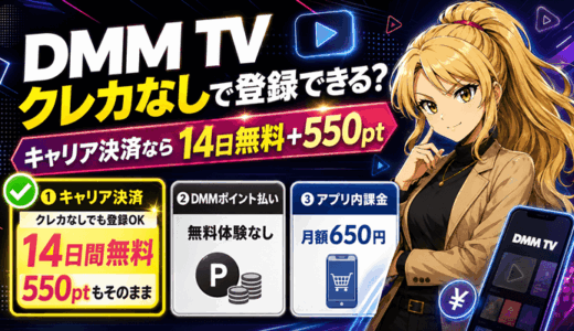 DMM TVはクレカなしのサムネ