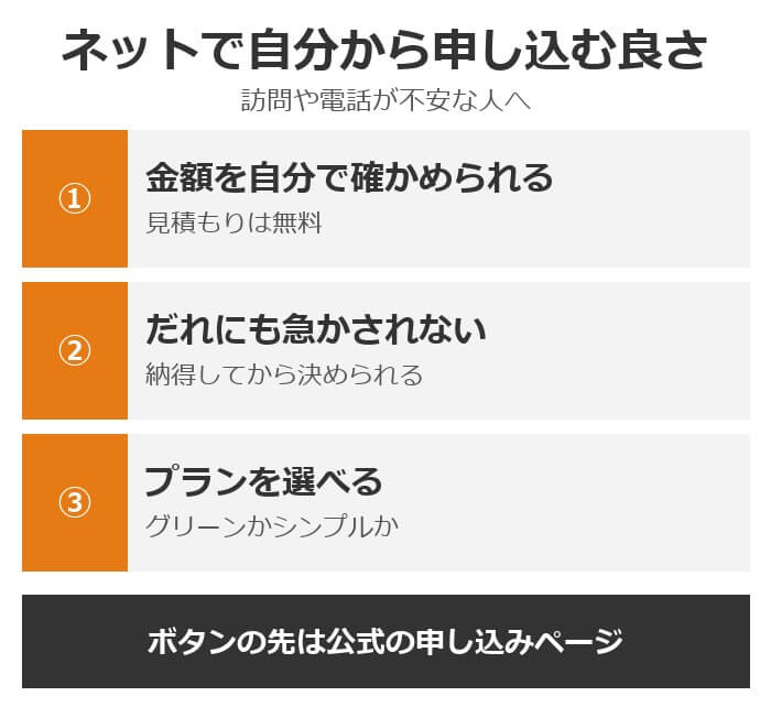オクトパスエナジーをネットで自分から申し込む良さ