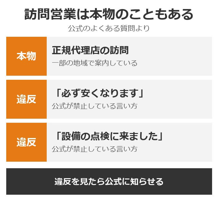 オクトパスエナジーの訪問営業は本物のこともある